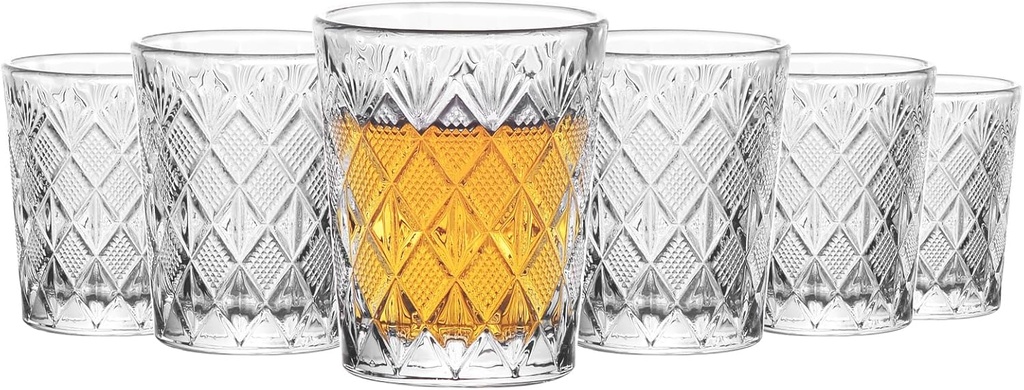 Fancy Shot Glasses - Set of 6, 1.5oz Cute Tequila & Soju Shot Glasses