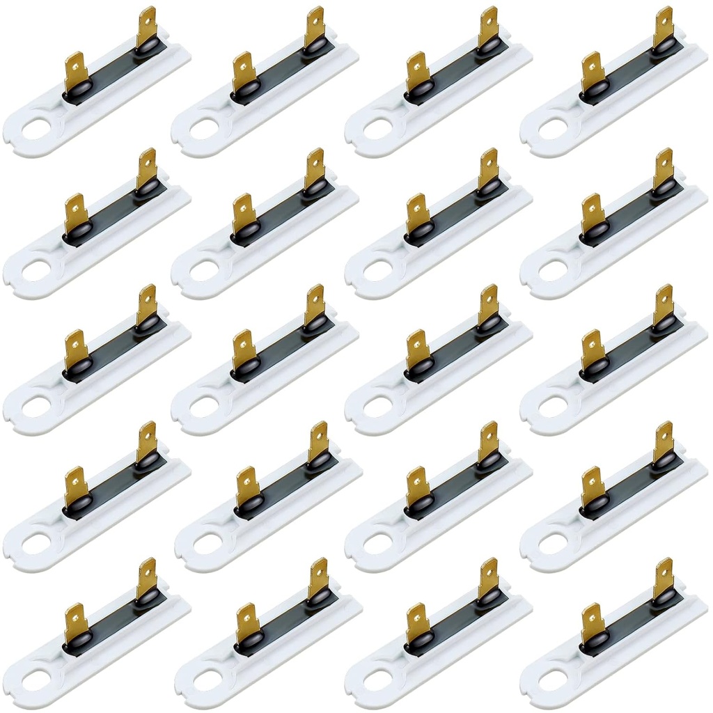 𝙐𝙥𝙜𝙧𝙖𝙙𝙚𝙙 20Pack 3392519 Dryer Thermal Fuse by Techecook - Replacement for Whirl-Pool Ken-More Dryers - Compatible for Part 80005 3388651 WP3392519VP 694511 Thermal Fuse (20 Pack)