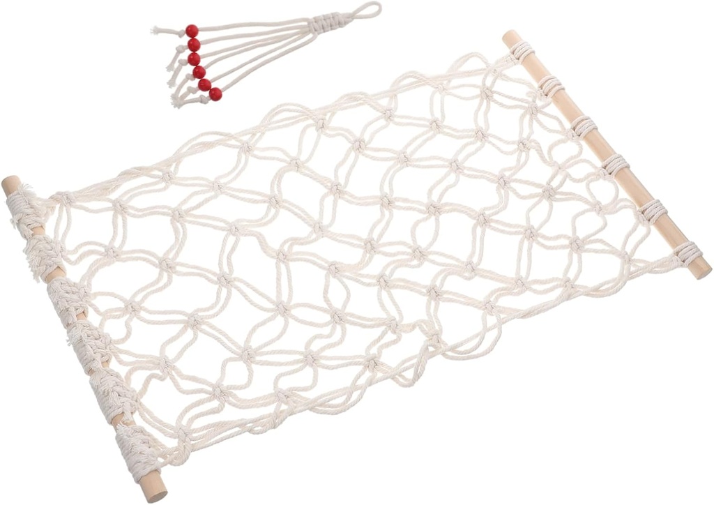 2Pcs Hand Woven Fruit Hammock Under Cabinet Storage for Kitchen Vegetable Hanging Basket with Banana Holder Multifunctional Organization for Home and Rv