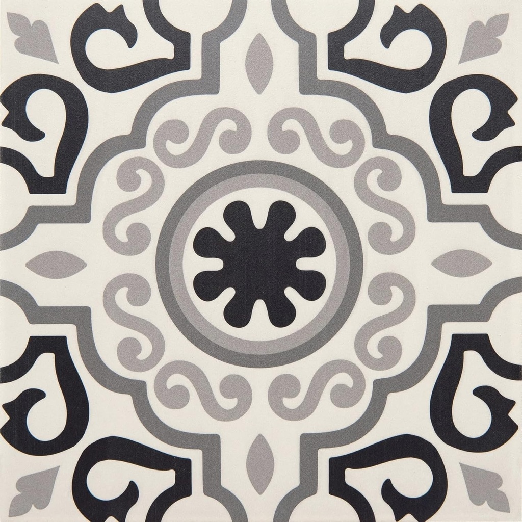 12x12 Marseille Encaustic Pattern Ceramic Tile Floor Wall (8)