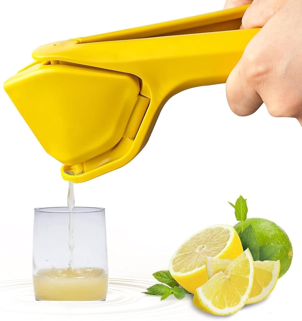 Lemon Squeezer, Effortless Manual Flat Lime Juicer Squeezer, Hand Citrus Press,Space-Saving Design for Saving Space Storage,handheld lemon sjuicer for Lime, Orange & Citrus Fruits