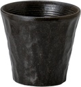 Yamashita Kogei 14075730 Japanese Sake, Shochu Glass, Black, φ3.6 x 3.3 inches (9.2 x 8.5 cm), 9.5 fl oz (280 cc), Black Iraho Shochu Cup