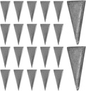 DOITOOL Triangle Wedge Reinforcement Tool - 20 Pcs Carbon Steel Axe Handle Wedges for Secure Installation and Repair