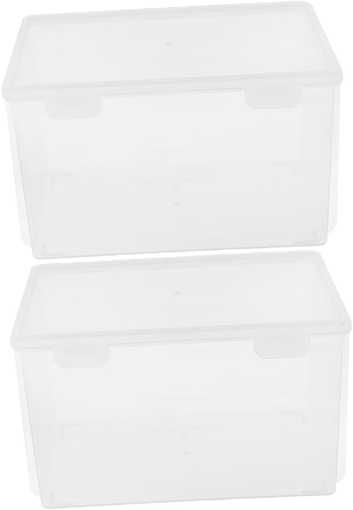 PRETYZOOM 2pcs Bread Box Sealing Lids Refrigerator Storage Containers Food Box Airtight Bread Storage for Home