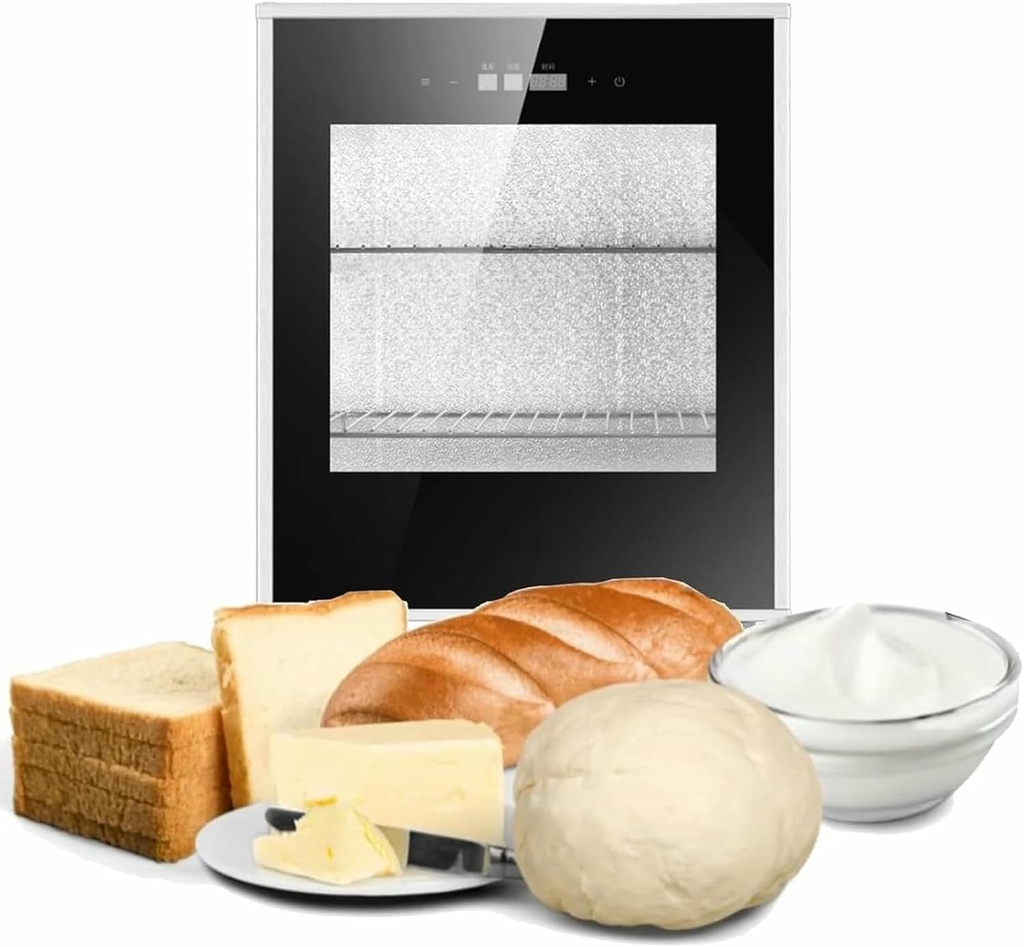 40L Electric Dough Proofer Machine,Kitchen Dough Yogurt Bread Fermentation Machine,W/HumidityTemperature Control,High Efficiency Household