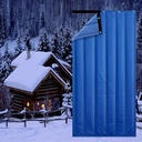 Thermal Insulated Screen Door Soundproof, Winter Doorway Cold Protection Curtain Temporary Door Heavy Duty Blackout Cover Privacy Divider Panel for Patio, Kitchen, Bedroom, Air Conditioner Room