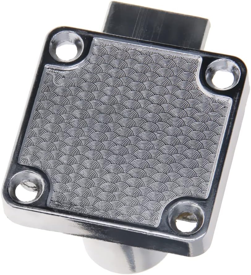 Yinpecly Square Cabinet Locks 19x26mm(DXL) Single-Open Tumbler Cabinet Cam Lock DIY Furniture Hardware for Drawer Cabinet Desk Office Table 1PCS