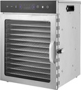 8 Trays Large Food Dehydrator Machine, up to 185℉ Temperature, 8 Stainless Steel Trays Dryer Machine, for Dog Treats, Meat, Fruit, Veggies, Snacks (12Trays style2)