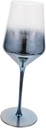 Iridescent Sky Goblets Handblown Bubble Wine Glasses for Special Occasions