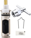 1222 Replacement Cartridge for Moen, Compatible with One Hanlde Posi Temp Faucet, with 116653 Handle Adapter Kit & 104421 Removal Too, Bathtub Shower Valve Parts and Removal Tool