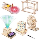 STEM Toys Wooden Building Kit for Kids Ages 8-12,Physics Science Wood Craft Set for Kids,DIY Science Building Projects for 6-8 with Hands-on Learning Activities-Educational Craft Model Kit