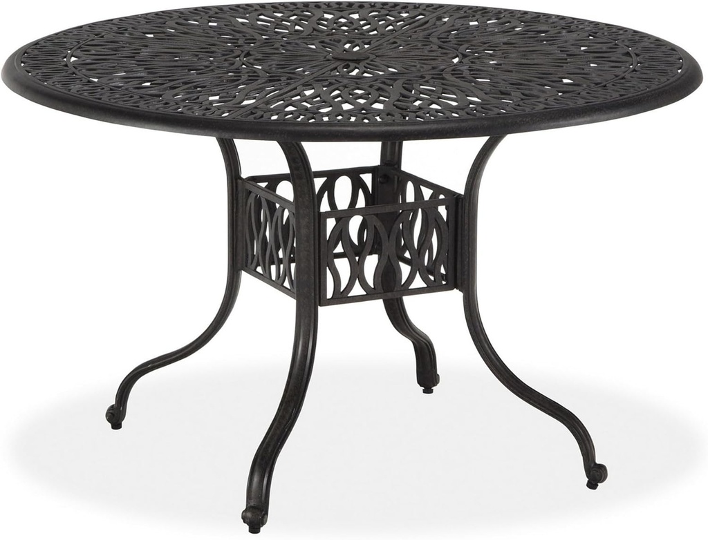 Homestyles Capri Outdoor Dining Table, Capri, Charcoal