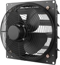 Ventilation Fan Kitchen Exhaust Fan Household Metal Shutter Type Ventilating Fan 10"12"14"16"4-blade Industrial Powerful Exhaust Fan with Metal Protective Net Ventilati,10 inches,10 inches