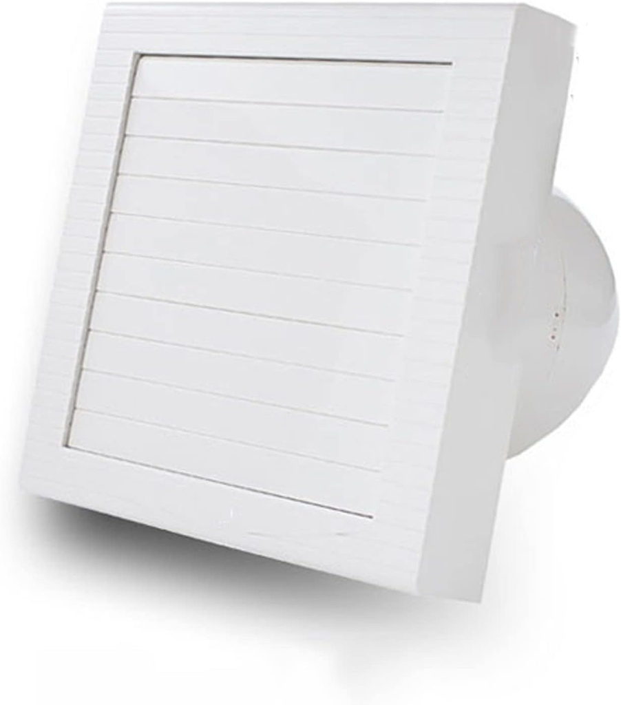 Ventilation Fan Wall and Window Ventilator 4" 6" 8" Electric Louver Exhaust Fan Kitchen Bathroom Quiet Exhaust Fan with 15.7 in Power Cord, 22W, 260m3/h Ventilating Fan(4 in)
