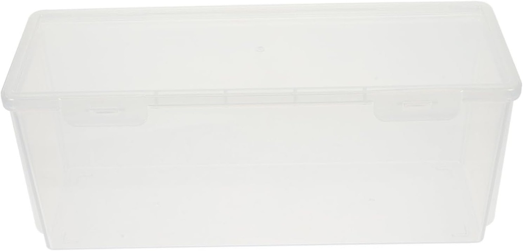 Transparent Refrigerator Bread Box Medium Dustproof Multi Function Storage Container for Kitchen Household Toast Keeper Suitable for Home Bakery and Pantry Use
