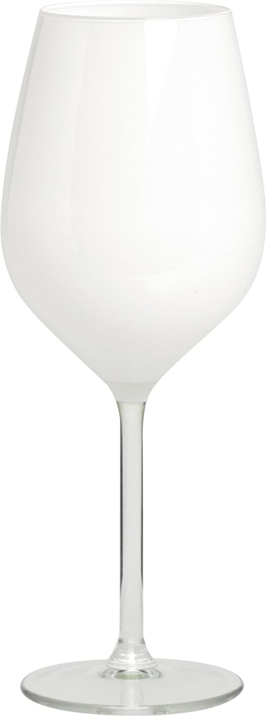 Excelsa Scratch Color Wine Goblet 50 cl, Glass, White, 7 x 7 x 23 cm
