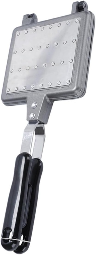 Waffle Baking Mold Non-Stick Waffle Maker for Sandwiches Aluminium Alloy for Electric or Gas Use for Family Breakfasts and Snacks