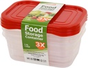 Mintra Home Storage Containers 1.3L (Red)