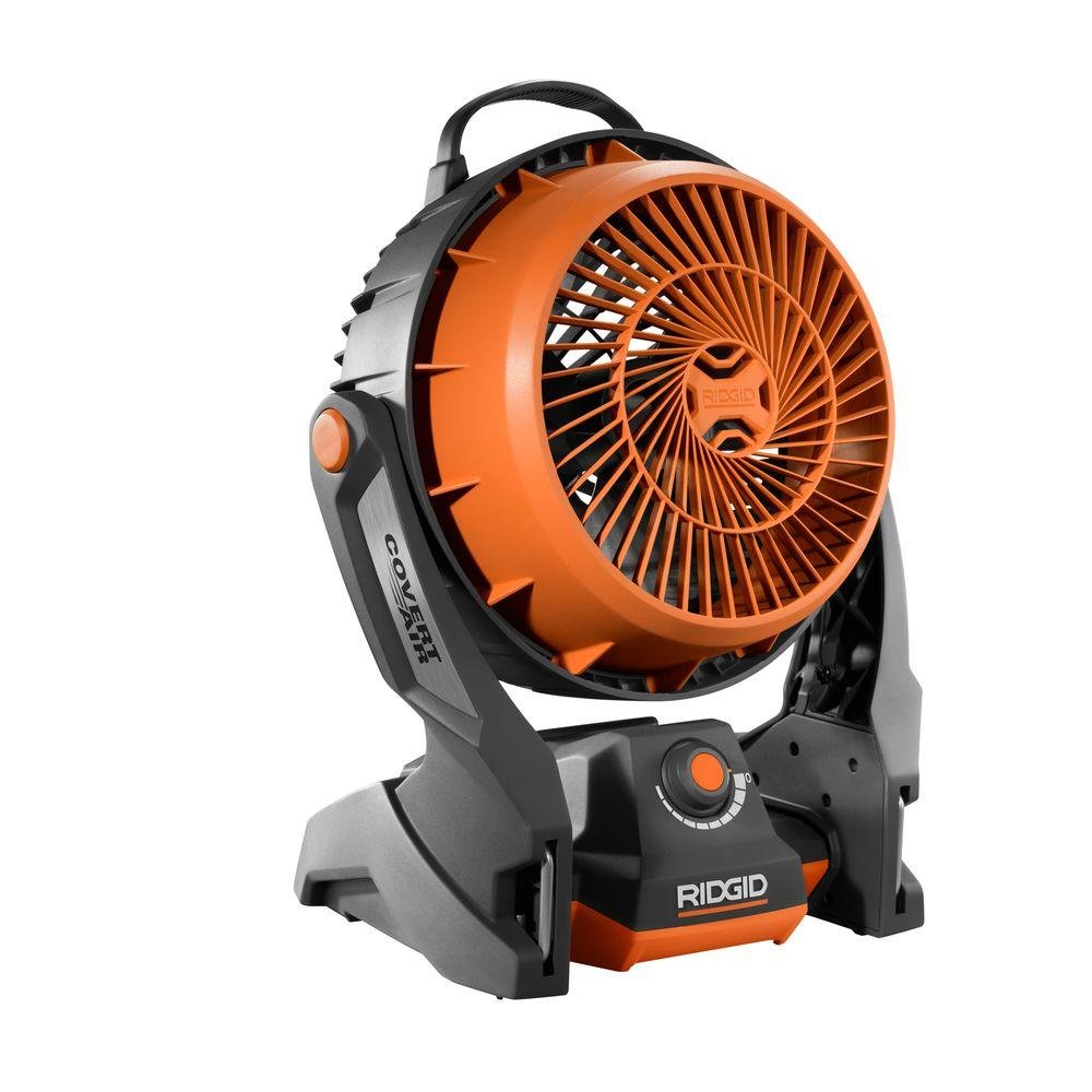 Ridgid R860720B GEN5X 18-Volt Hybrid Cordless & Corded Fan (Battery and Charger Not Included)