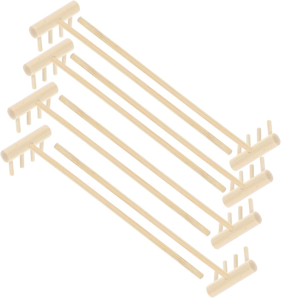 Kids Tools Japandi Decor Zen Garden Tools 8Pcs Mini Sand Rakes Mini Zen Garden Rake Tool Zen Garden Bamboo Sand Rake Set for Home Office Tabletop Decor Garden Rake Kids Tools Craft Toys