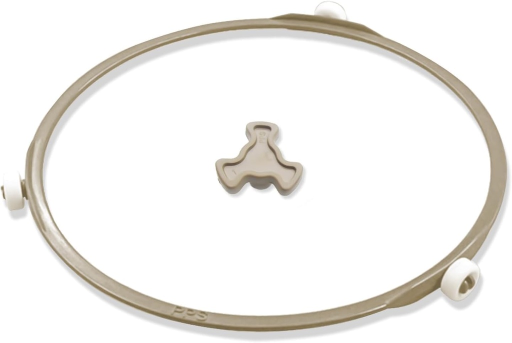 8.7" Microwave Turntable Ring,Roller Height 15mm,with 1 Rotating Core for GE Microwave Turntable Ring