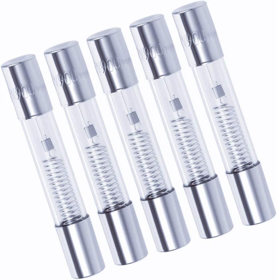 5KV 0.9A Microwave Oven Protection High Voltage Fuse Tube 6x40mm 5pcs