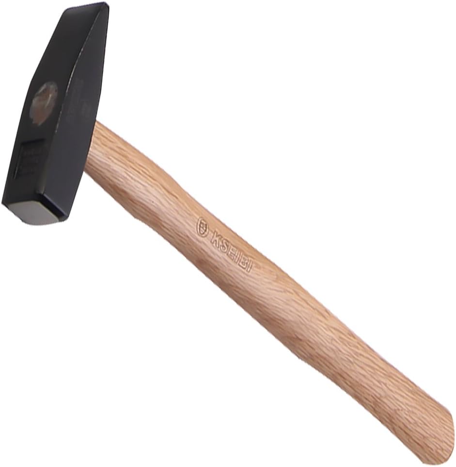 KSEIBI 271045 Engineers Machinist Blacksmith Strike Club Hammer (Wood Handle, 0.66 lb / 300 grams)