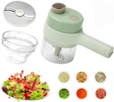 Wireless Vegetable Cutter, Cutting Machine,Electric Vegetable Cutter, Multi-Functional Vegetable, Fruit Electric Cutting and Shredding Machine for Kitchen