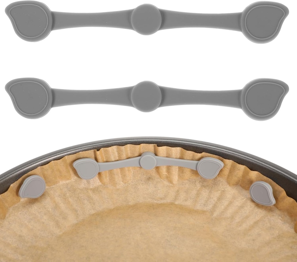 Air Fryer Magnet Silicone Buckle to Secure Parchment Liner Air Fryer Accessories Clips Prevent Paper Burning