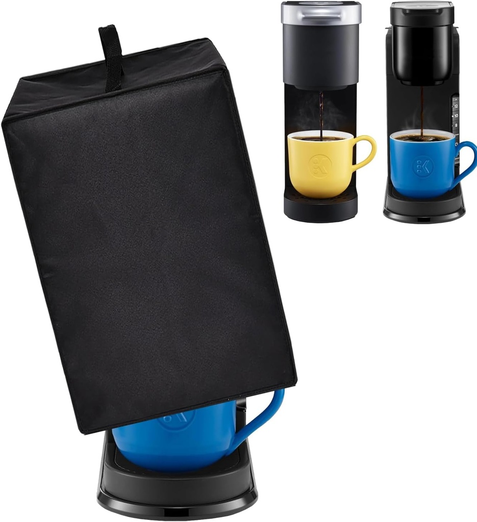 Dust Cover for Keurig Single Serve K-Cup Pod Coffee Maker Heavy Protective Coffee Machine Cover Compatible with Keurig K-Mini Single Serve K-Cup Pod 12oz Coffee Maker/K-Express K-Cup Pod Coffee Maker