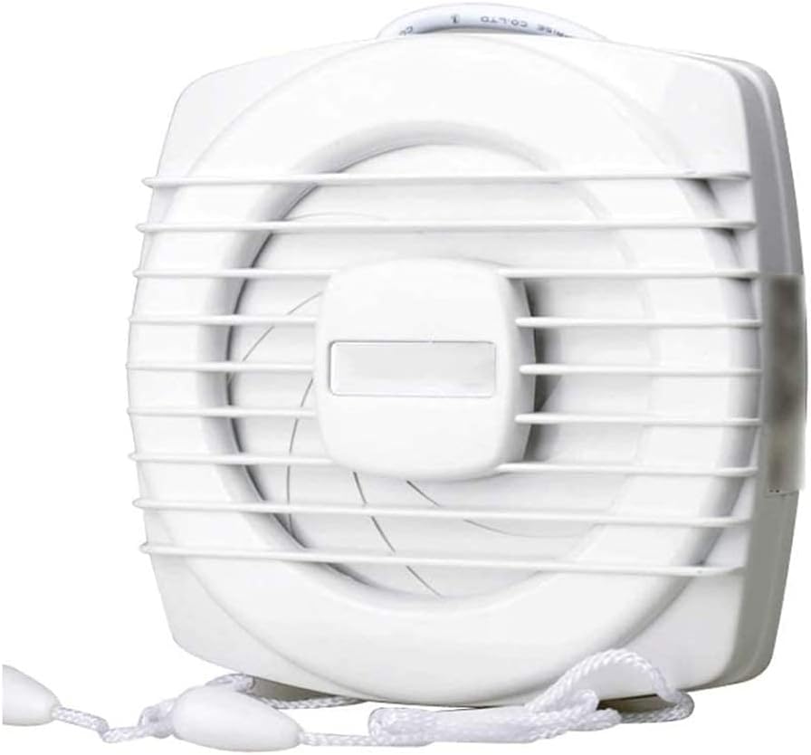 Desk Fan,Cable Fan,6 inch Exhaust Strong Reversible Airflow Wall Mounted Glas Ventilation Fan for Vents