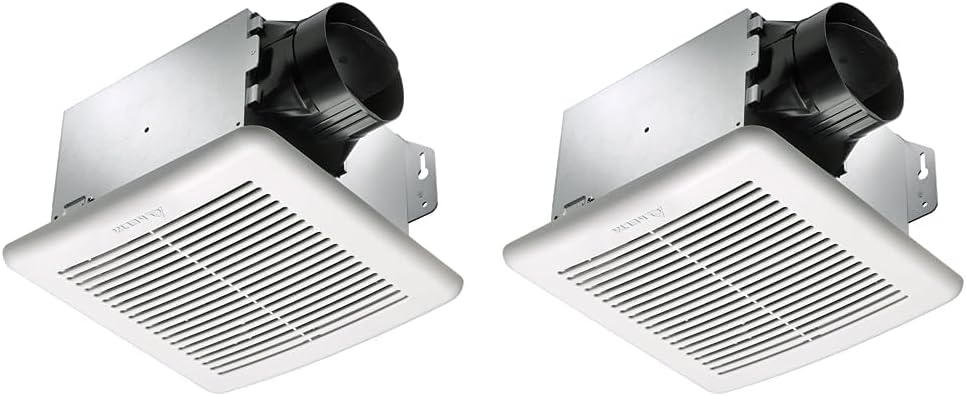 GBR80 Delta BreezGreenBuilder GBR Series Exhaust Fan, 80 CFM, Silver & Delta Breez GreenBuilder GBR80H 80 CFM Exhaust Bath Fan with Humidity Sensor