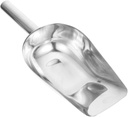 VOSAREA Stainless Steel Ice Scoop for Kitchen and Bar Multi-Purpose Grain Shovel Handle Heavy Duty Ice Shovel for Dishwasher Safe