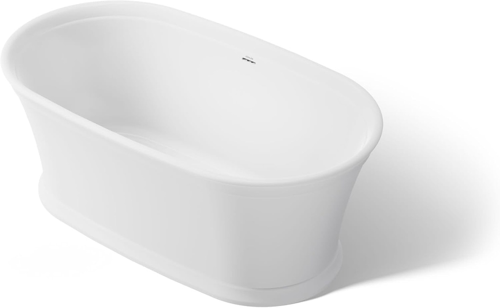 Kohler 8332-0 Memoirs® 60" x 34" freestanding bath, White
