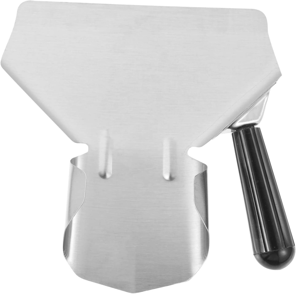 1pc Stainless Steel Ice Shovel French Fries Shovel for Home Supermarket Use