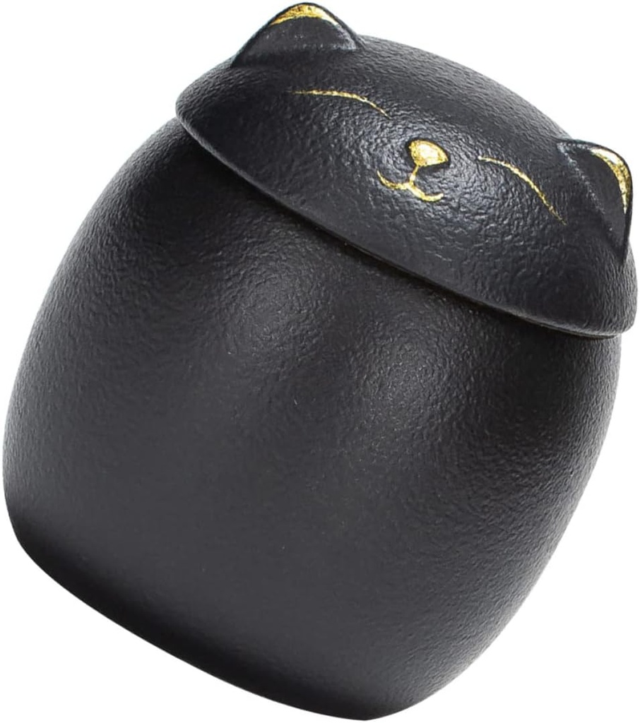 Cabilock Cat Tea Jar Candy Bowl Ceramic Treat Jar Ceramic Storage Jar Cookie Jar Food Storage Jar Coffee Bean Container Vintage Lucky Fortune Ceramic Cookie Jar Candy Cookie Storage Jar