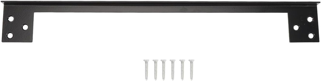 Door Latch Guard Plate, Stainless Steel Outswing Door Security Protector, L Shaped Outswing Door Security Protector for Door Knob Deadbolt (7in)