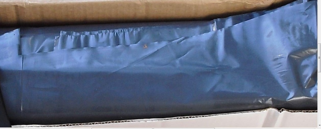 Berry Plastics 4ML BLK 10X100 Tyco Polyethylene Black Plastic Sheeting (light Black)