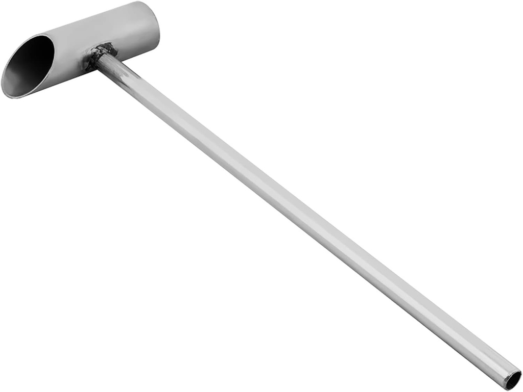 Hyuduo Stainless Steel Sugar Spoon Marshmallow Scoop 11.6" Long Handle with Heavy Duty Design for Cotton Candy Floss Machine Replacement Parts