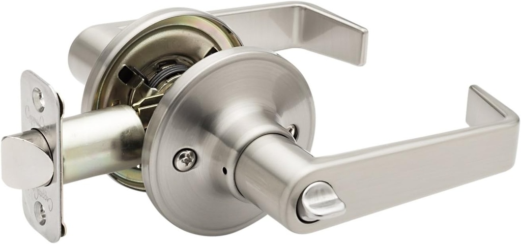 Copper Creek AL1230SS Avery Privacy Door Lever, Satin Nickel