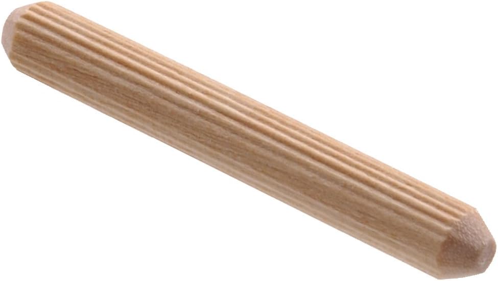 The Hillman Group 53025 Groove Dowel Pin, 1/4 by 2-Inch, 30-Pack
