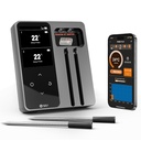 Meater Thermometer Wireless, 2 Probes Bluetooth Meat Thermometer, 572°F Heat Resistance WiFi Smart Accuracy of ±0.5°F, LCD Display Wireless Thermometer for Grilling, Oven Smoker, Air Fryer