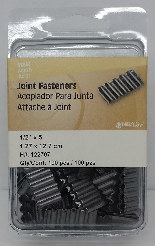The Hillman Group122707 Bright Joint Fasteners 1/2"