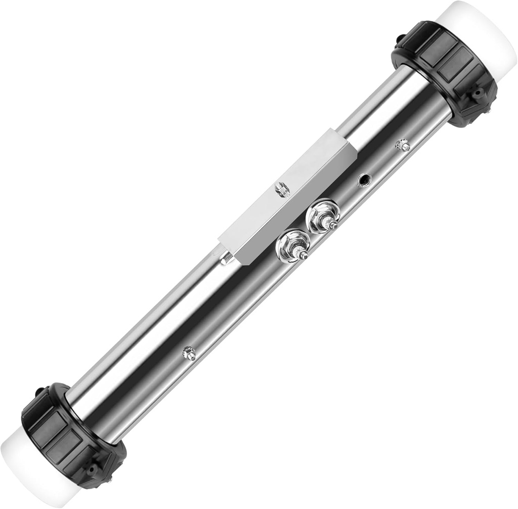 Spa Hot Tub Heater Assembly with 4.0KW 240V Hot Tub Heater Element, fit for 15" x 2" Stainless Steels Flow-Thru Heater Housing B24055R Compatible with Sundance / B24055Q