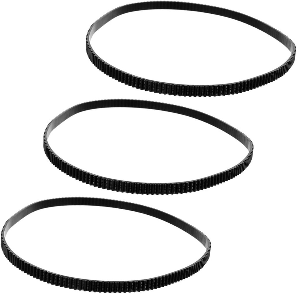 3pcs Bread Machine Toothed Belt Timing Belt for Bread Maker Accessories Easy Installation Drive for Seamless Compatibility Machines