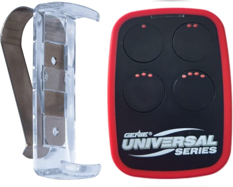 Genie/Overhead Doors 4 Button Universal Remote Control for Garage Door and Gate Openers, Guardian, Ryobi, Sommer, Marantec, FAAC, Chamberlain, Liftmaster, Wayne Dalton, Linear MegaCode