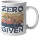 Zero Fox Given Mug Funny Cute Coffee for Fox Sake Multiple Designs Sarcastic Gift Idea Birthday Friends Coworkers Siblings Dad Mom Family Motivation Inspiration 11-OZ Ceramic Novelty Tea Cup (Playing)