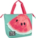 Tropical Lunch Tote Bag Fruit Lunch Bag for Women Insulated Cooler Bags for Beach, Food, Groceries (Watermelon Slice Tote)