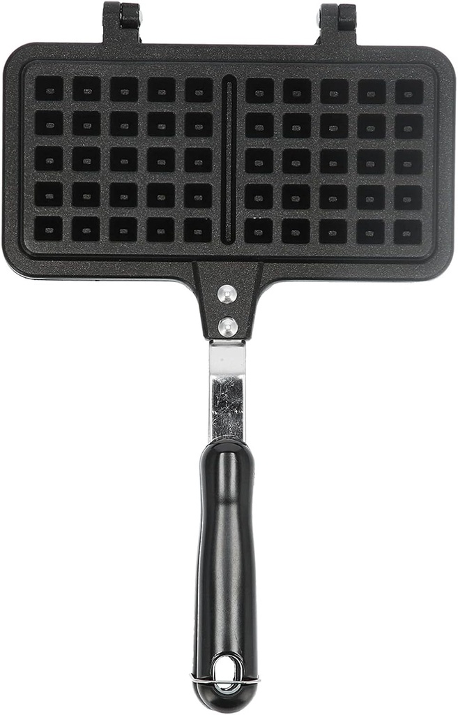 Household Waffle Pan, DoubleSided NonStick Waffle Baking Tool, Mini Waffle Maker, for Hash Browns, Keto, Snacks, Sandwich, Eggs