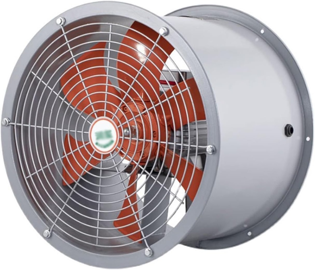 Exhaust Fan High-Temperature Resistant Axial Fan Industrial Ventilator Low Noise 250W Cooling Duct Powerful Exhaust Fan Kitchen Ventilation Fan